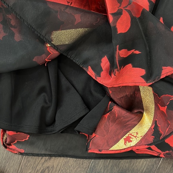 🌸 3/$25 Ricki’s | Beautiful Red & Black Dress - Picture 5 of 5